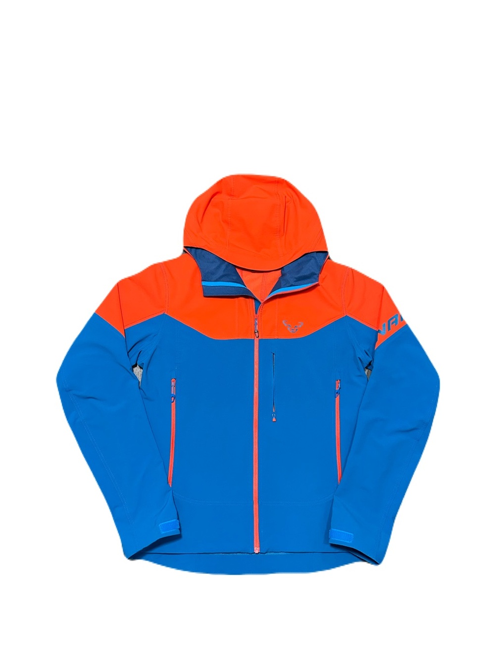 Dynafit Mercury 2 Soft shell Hiking Outdoor Jacket Blue Orange Size Medium